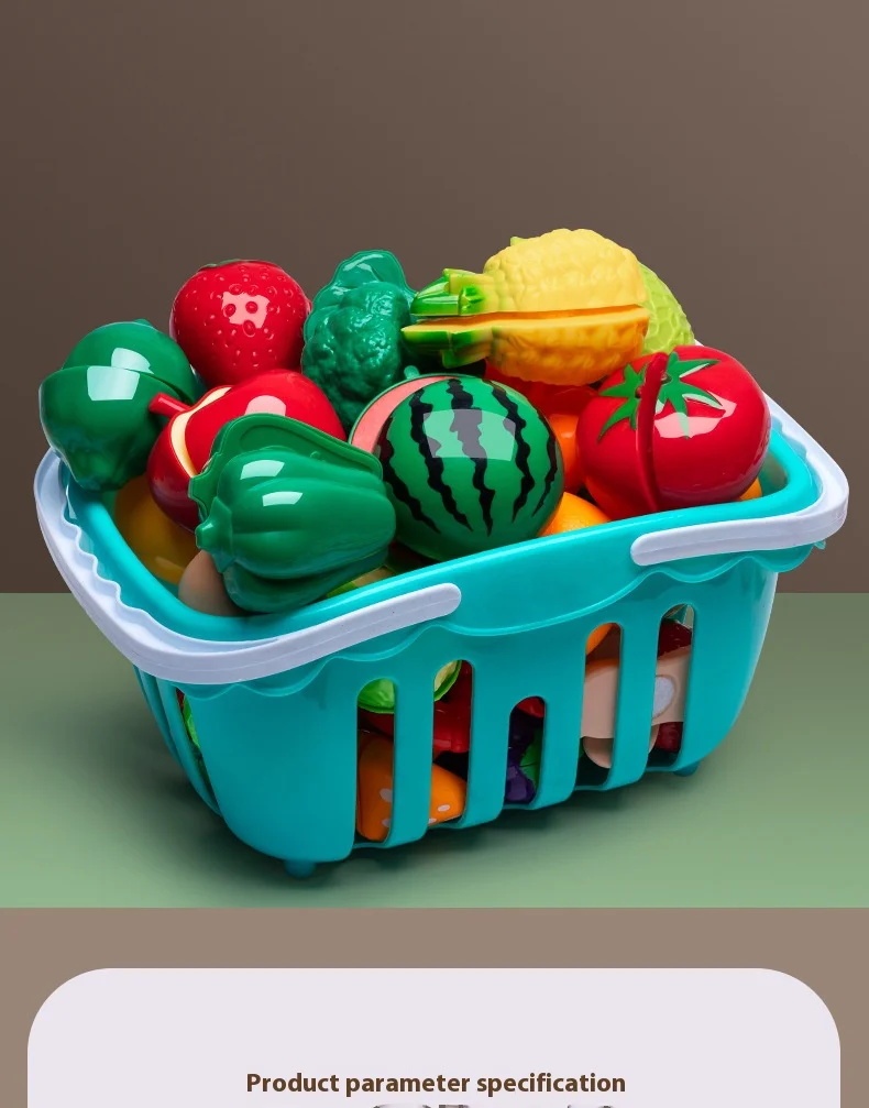 DIY Fruit Cutting Toys Vegetables Fruits And Vegetables Parent-Child Simulation Kitchen Food Children's Birthday Gifts