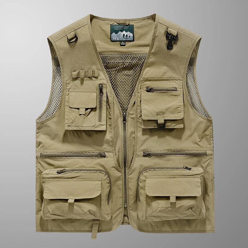 2024 New Spring, Autumn, and Summer Versatile Items in Stock, Fashionable and Trendy Wearing Vests, Men's Wear, Shopping an