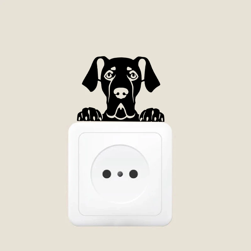 Cars Accessorie Decals Funny Dog With Name Car Decal Dogs Pet Animals Laptop Vinyl Sticker For Apple MacBook Pro/Air Decoration