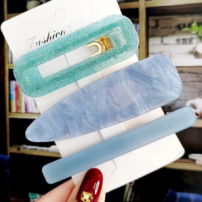 2/3pcs Hair Clip Set Acetate Hairpin Women Hair Accessories Jewelry Korean Femme Barrettes Hairgrip For Woman Girls Headwear