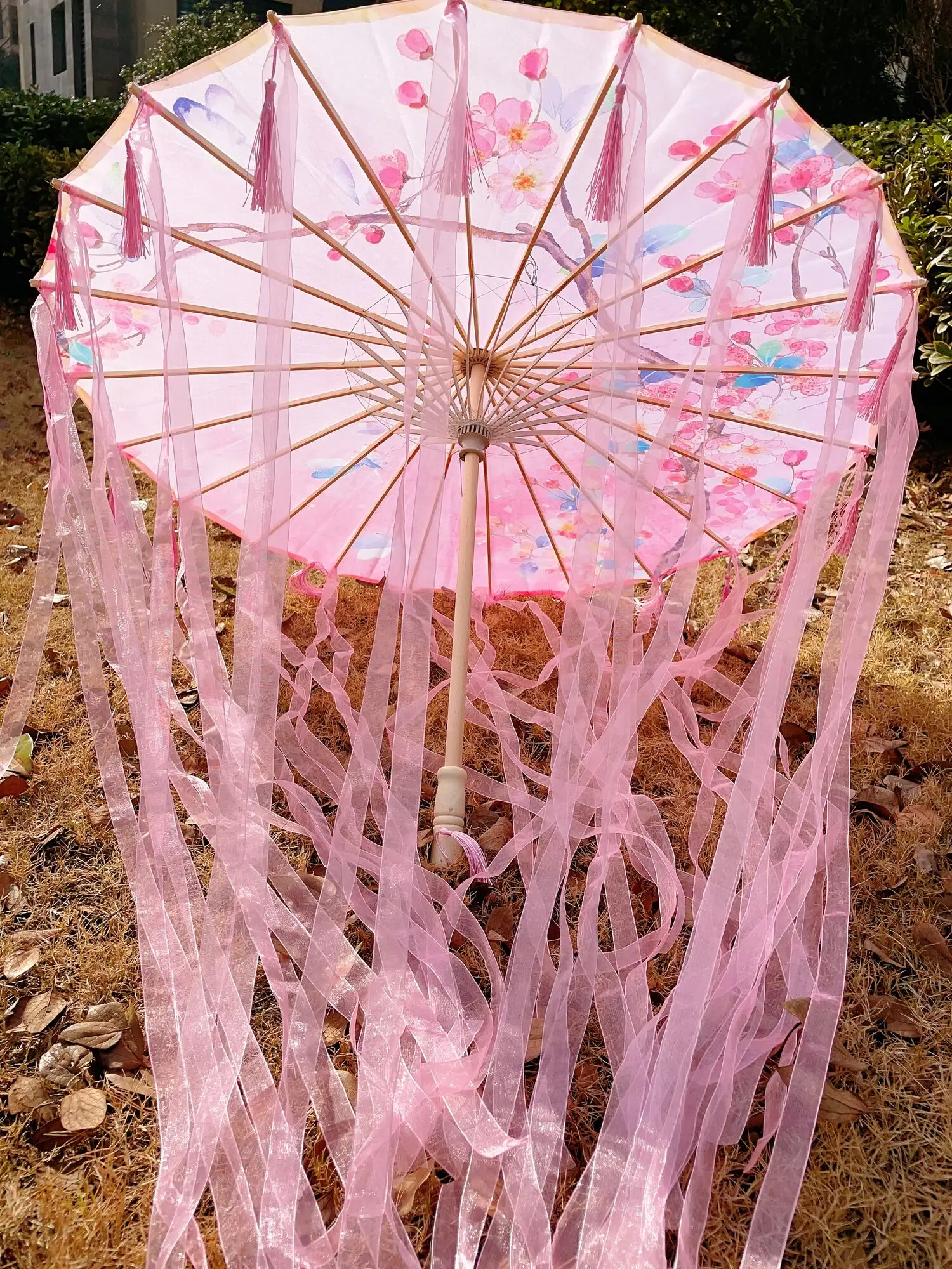 Chinese Dance Performance Lace Umbrella Classical Hanfu Oil Paper Umbrella Fairy Ancient Parasol Paraguas Inverso El Principito