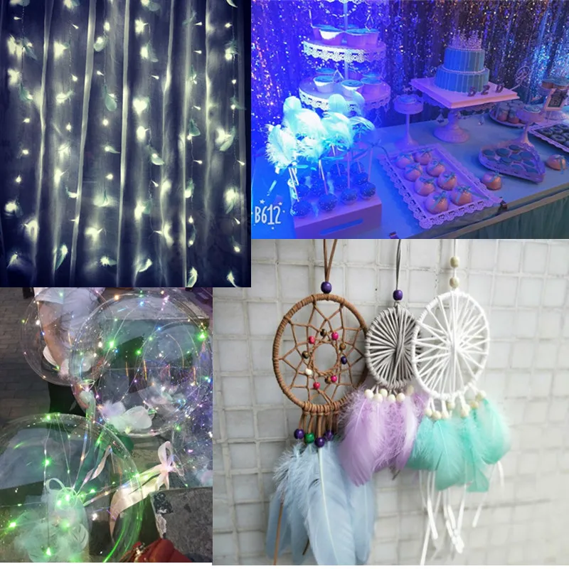 50pcs Natural Goose Feathers Plumes 15-20cm White Feather Plume for Home Decoration Craft DIY Party Jewelry Decoration