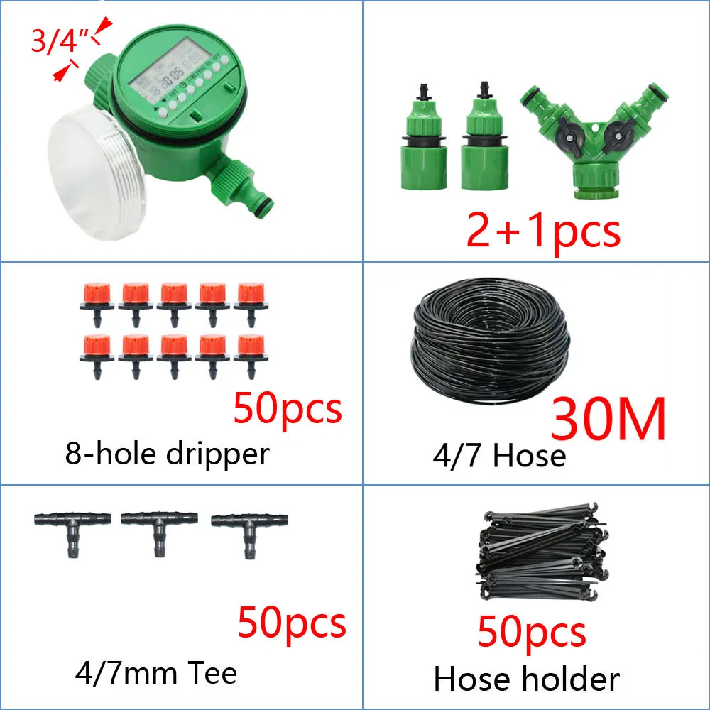 2L 4L 8L Dripper Irrigation 2/4-way Arrow Dropper Connector Cross Water Splitter Emitter Drip Arrow Micro Drip Irrigation System