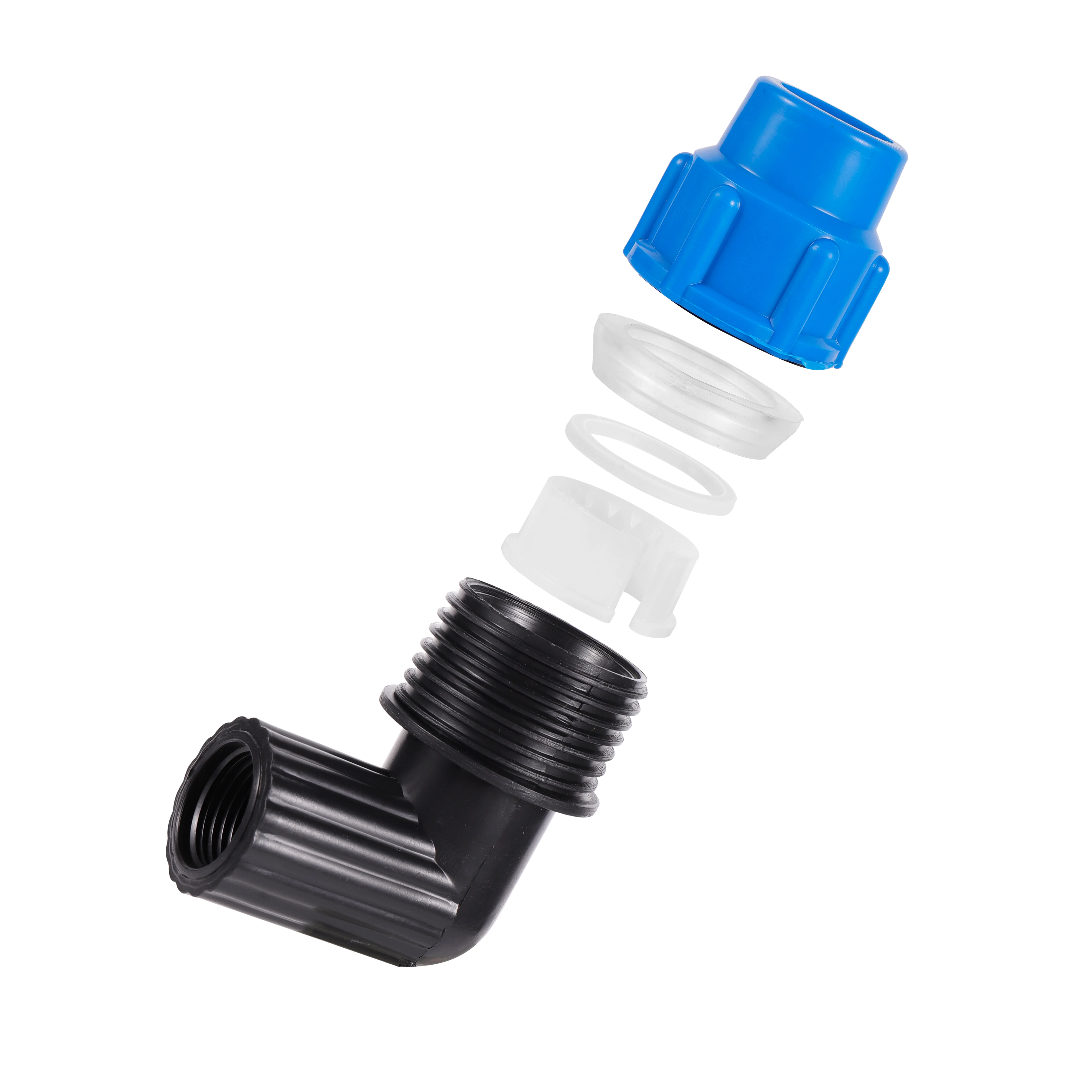 20/25/32mm PE Pipe Quick Connector Elbow Reducing Water Pipe Joint Plastic Female Thread 1/2" 3/4" Pvc Fittings
