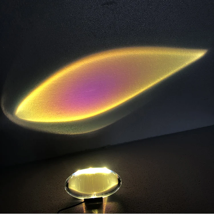 Italian Designer Table Lamp Led Crystal Eye Of The Sky Free Shipping Egg-shaped Lamps Living Bedroom Decor Light Night Projector