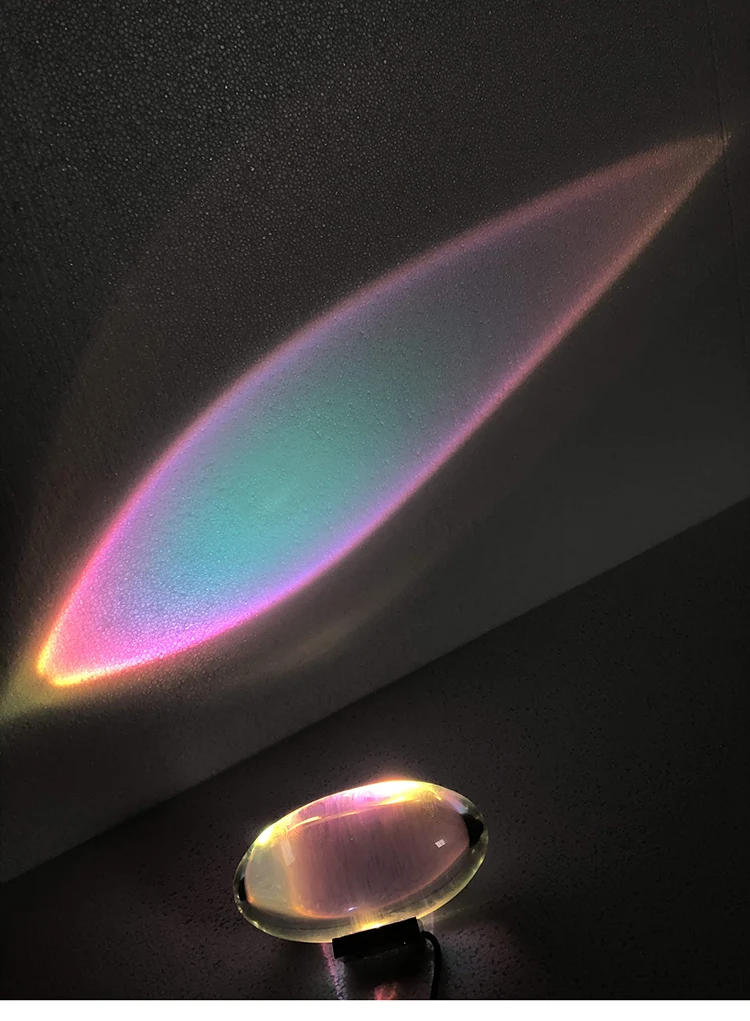 Italian Designer Table Lamp Led Crystal Eye Of The Sky Free Shipping Egg-shaped Lamps Living Bedroom Decor Light Night Projector