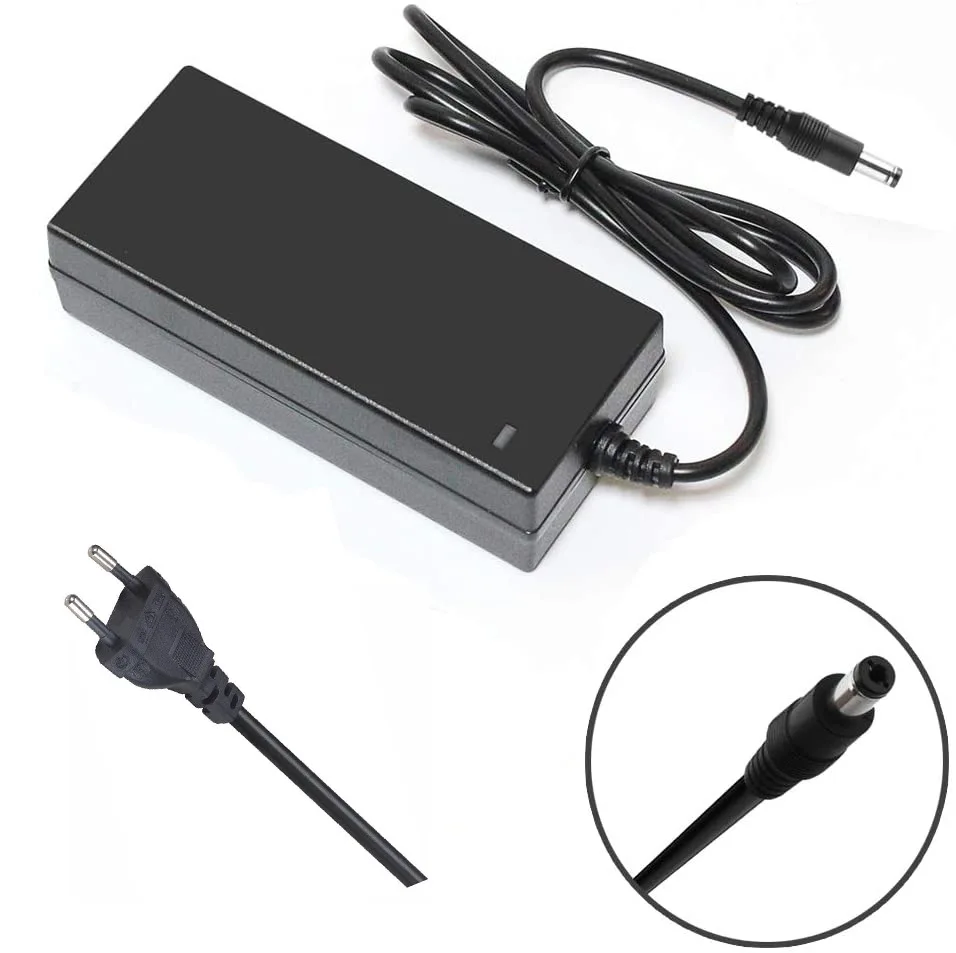 DC42V 2A Smart Lithium Battery Charger 5.5X2.1mm DC For 36V 10S 8AH 10AH 12AH 20AH Electric Car Hoverboard Balance Wheel Charge