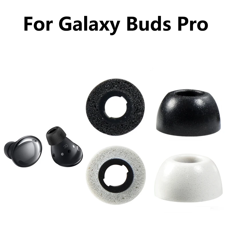 Memory Foam For Samsung Galaxy Buds Pro Earphone Ear Pads Case Sponge Ear Cups In-Ear Earphone Earbuds Tips Eartips 2pcs/pair