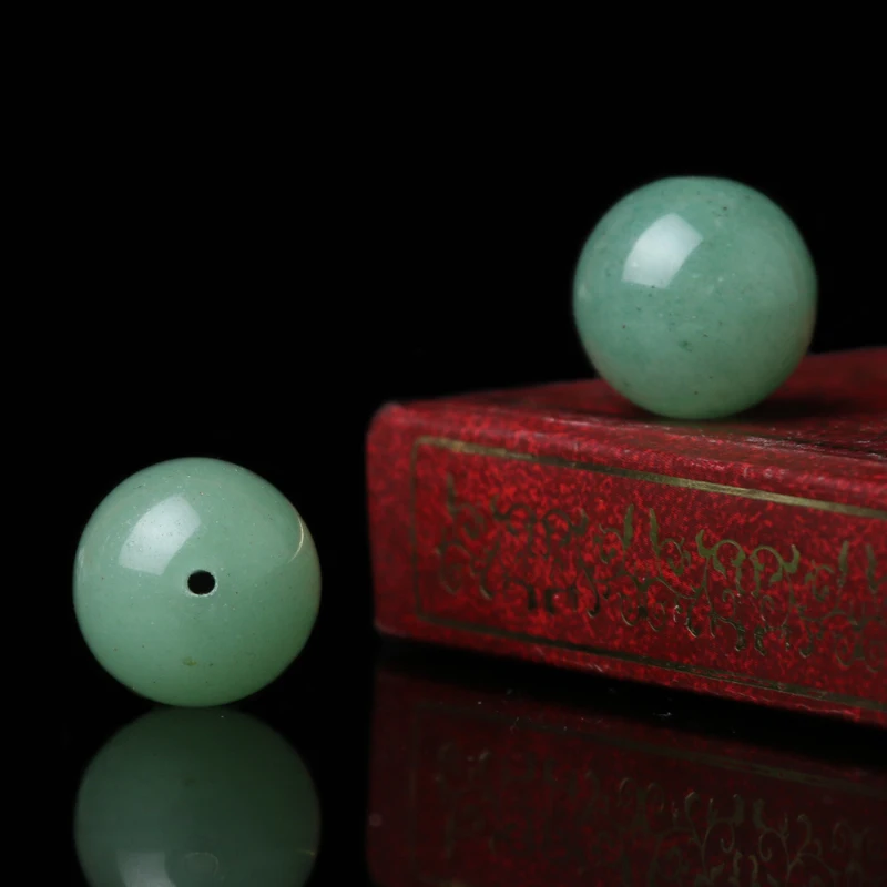 Natural Stone Green Aventurine Round Loose Beads 15" Strand 4 6 8 10 12 14MM Pick Size For Charm Jewelry Making