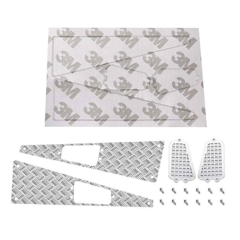Metal OP Simulated Decorations Accessaries Diy for MN Model D90 D91 MN99 MN99S V1 V2 1/12 RC Car Window Mesh Upgrade Spare Parts