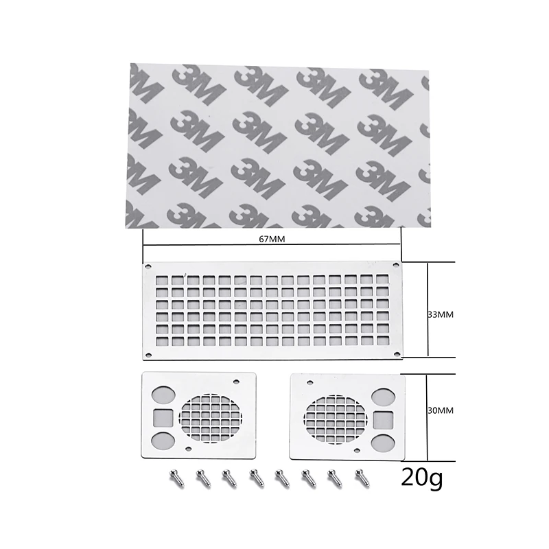 Metal OP Simulated Decorations Accessaries Diy for MN Model D90 D91 MN99 MN99S V1 V2 1/12 RC Car Window Mesh Upgrade Spare Parts