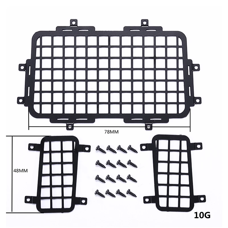 Metal OP Simulated Decorations Accessaries Diy for MN Model D90 D91 MN99 MN99S V1 V2 1/12 RC Car Window Mesh Upgrade Spare Parts