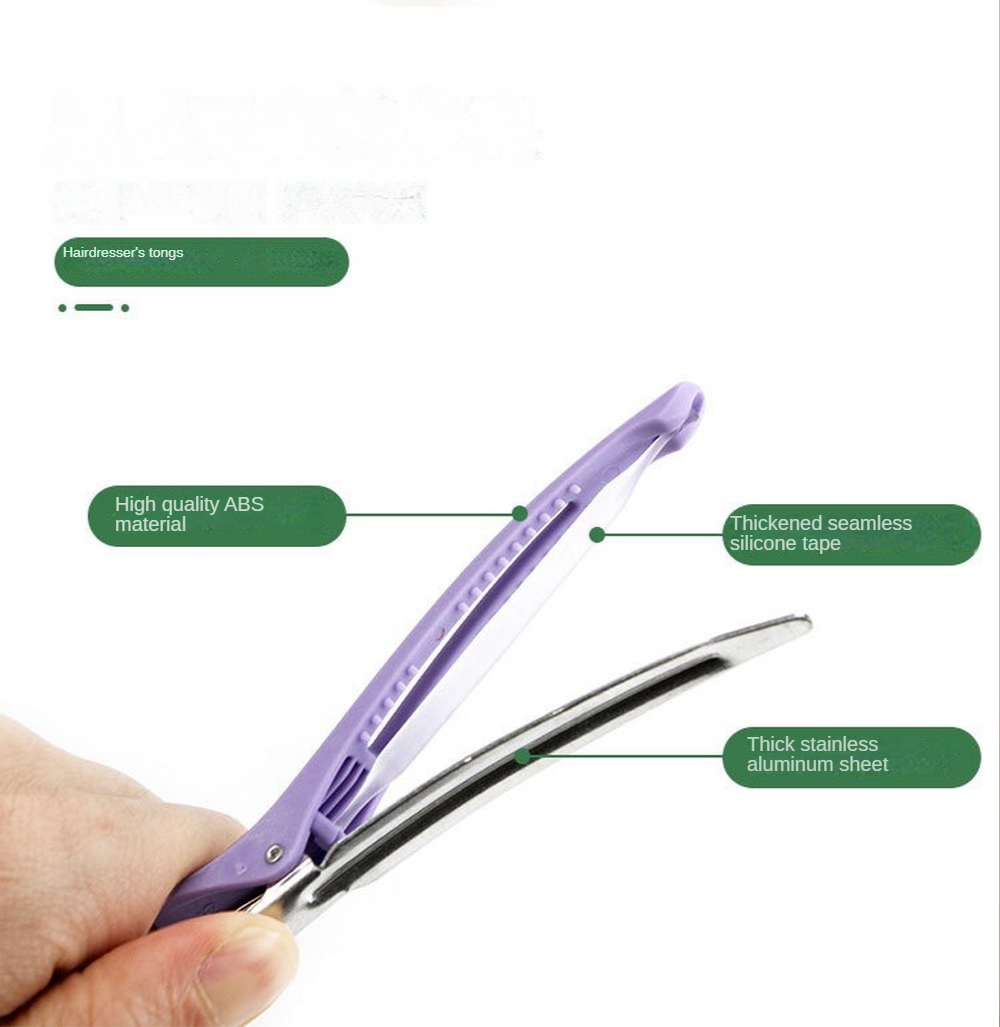5/6Pcs Alligator Hair Clips Hairdressing Clamps Claws Section Clip Barber Crocodile Hairpin Salon Styling Tools Hair Accessories