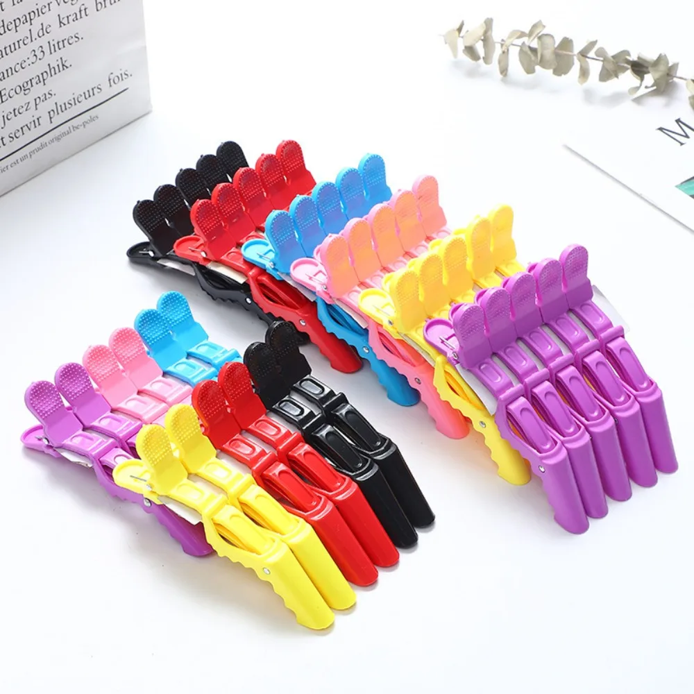 5/6Pcs Alligator Hair Clips Hairdressing Clamps Claws Section Clip Barber Crocodile Hairpin Salon Styling Tools Hair Accessories