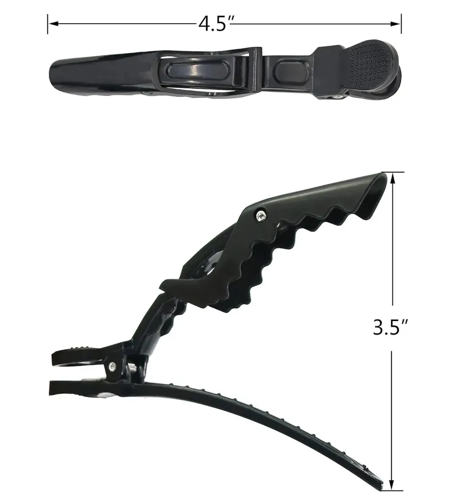 5/6Pcs Alligator Hair Clips Hairdressing Clamps Claws Section Clip Barber Crocodile Hairpin Salon Styling Tools Hair Accessories
