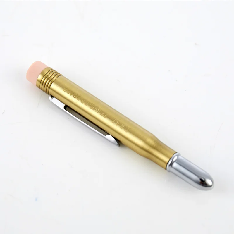 Fromthenon Traveler's Brass Pencil Metal Stationery Beautiful Retro Travel Golden Stationery Series