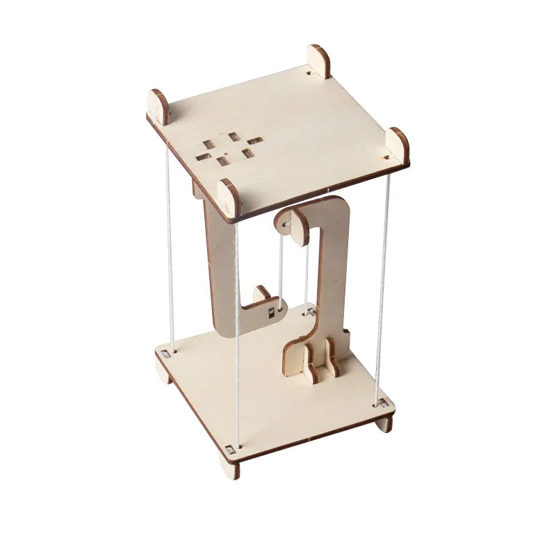 Tensioning structure science small production small invention DIY children's education handmade puzzle experimental material toy