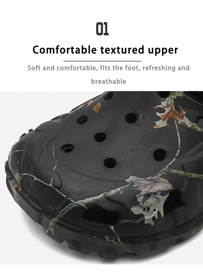 Men Slippers High Quality Classic Outdoor Anti-Slip Garden Shoes Lightweight Fashion Casual Sandals for Men Platform