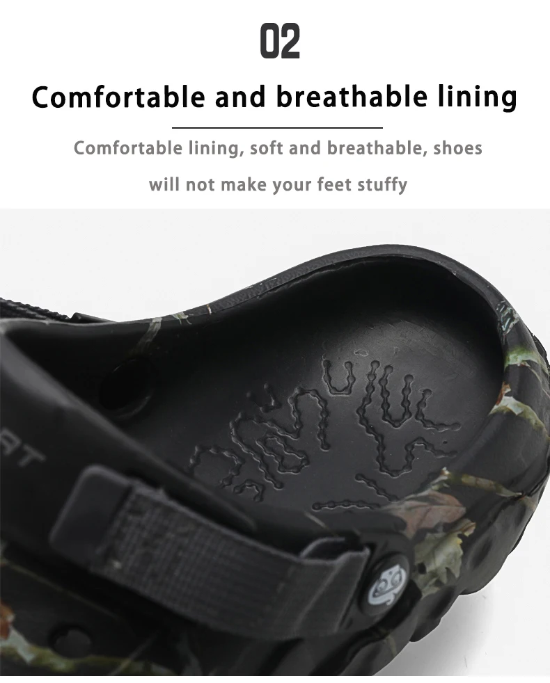 Men Slippers High Quality Classic Outdoor Anti-Slip Garden Shoes Lightweight Fashion Casual Sandals for Men Platform