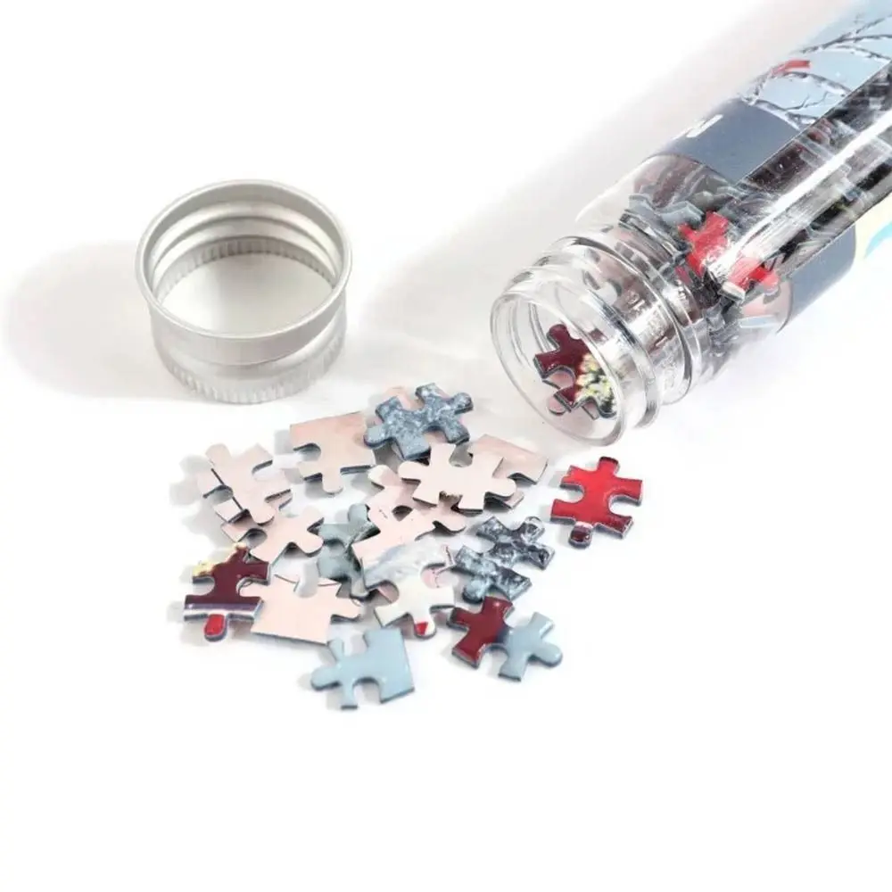 150PCS/Set Oil Painting Jigsaw Puzzles Mini Test Tube Oil Painting Jigsaw Gifts Family Educational Toys Adult Children