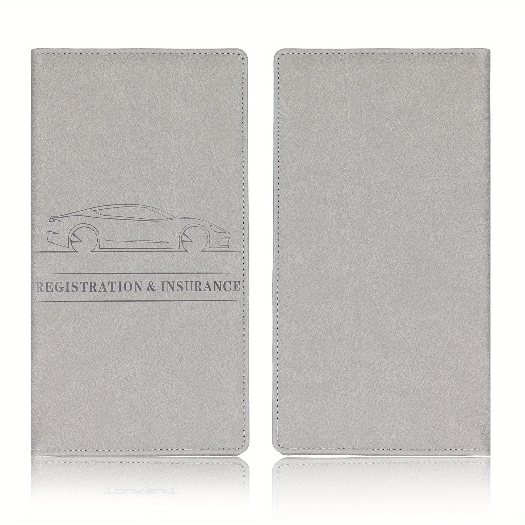 Men's Card Holder, Car Registration Vehicle License Insurance Card Holder Wallet