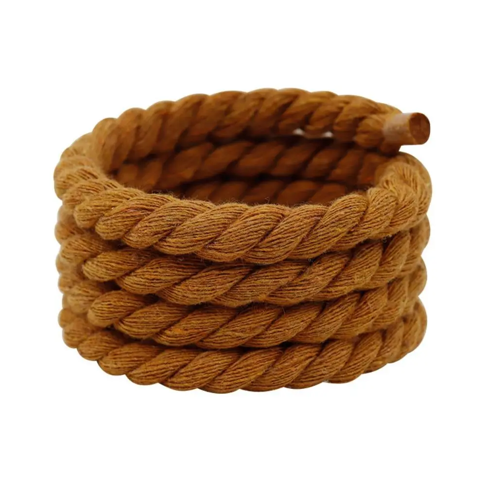 2PCS Round Thick Rope Laces Polyester Cotton High Quality Solid Color Laces 0.8cm120cm Width 10Colors Bold Shoelaces