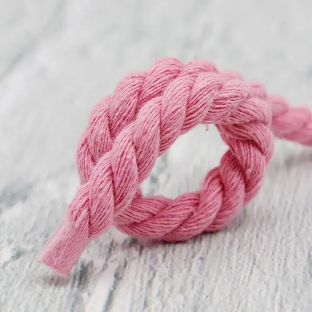 2PCS Round Thick Rope Laces Polyester Cotton High Quality Solid Color Laces 0.8cm120cm Width 10Colors Bold Shoelaces