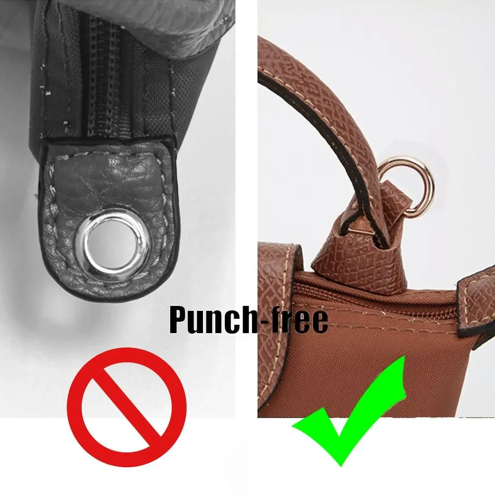 Bag Transformation Accessories Mini Bag Straps Punch-free Genuine Leather Shoulder Strap Crossbody Conversion Hang Buckle