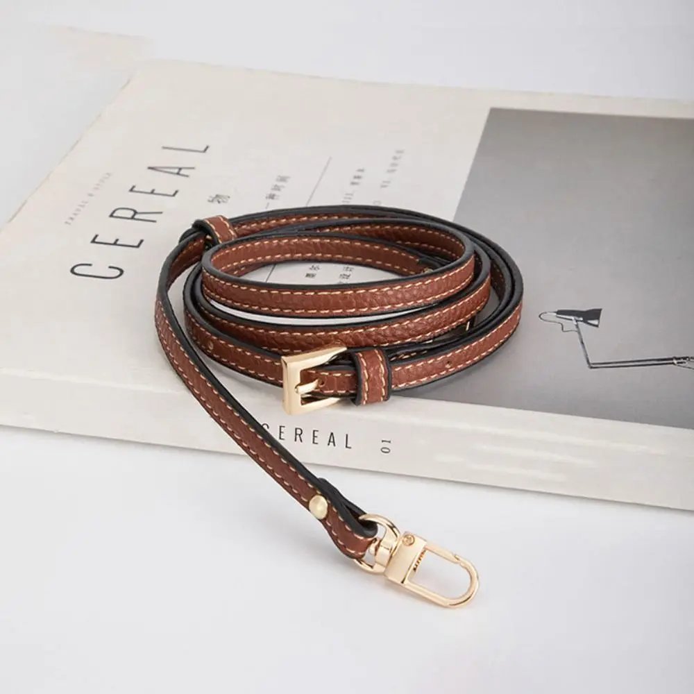 Bag Transformation Accessories Mini Bag Straps Punch-free Genuine Leather Shoulder Strap Crossbody Conversion Hang Buckle