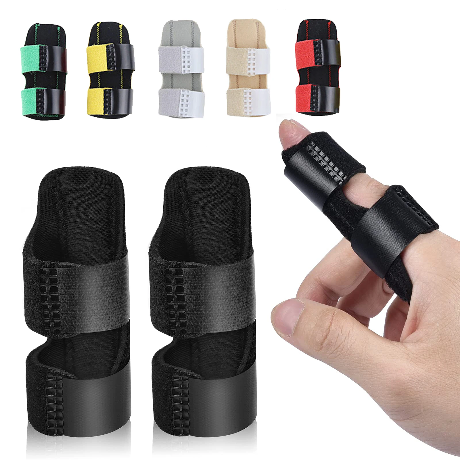 Trigger Finger Splint Fixing Brace Adjustable Straighten Sprain Support Finger Support Care Protect