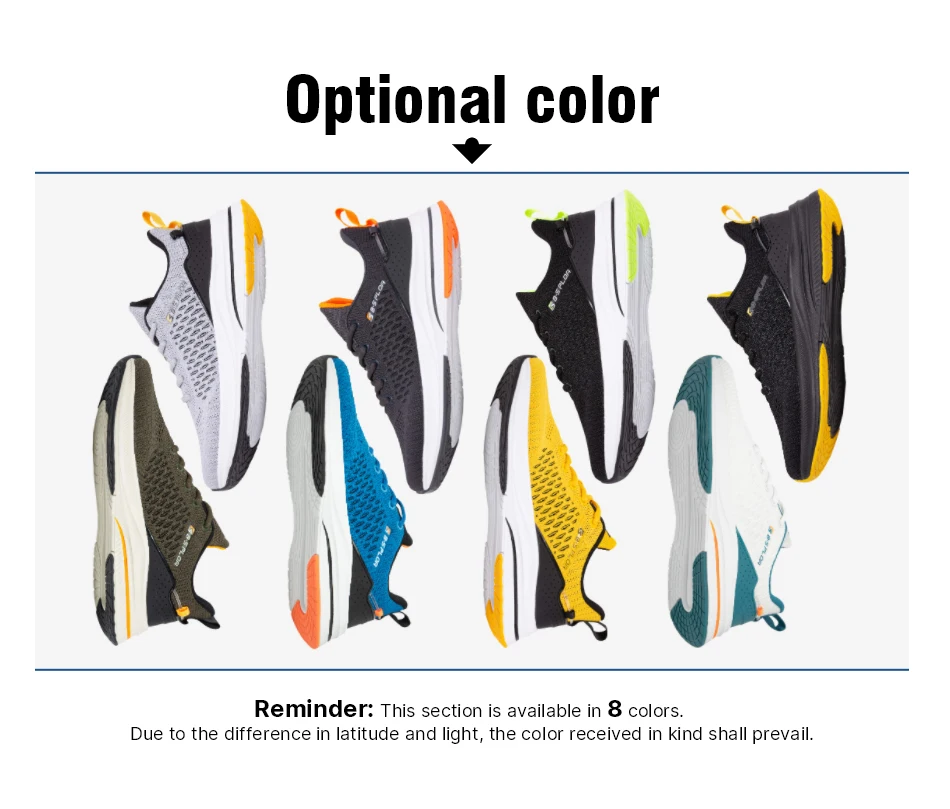 Baasploa New Running Shoes Men's Casual Lightweight Designer Mesh Sneakers Male Outdoor Breathable Lace-Up Sports Walking Shoes