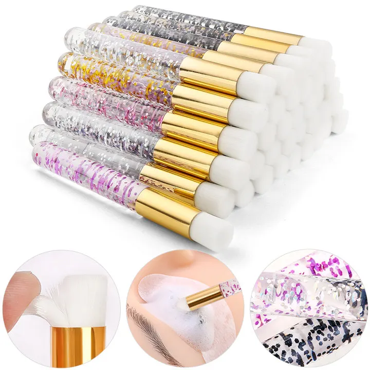 2PCS Eyelash Cleaning Brush Lash Shampoo Brushes Nose Pore Blackhead Remover Deep Brush For Eyelash Extensions Makeup Tools