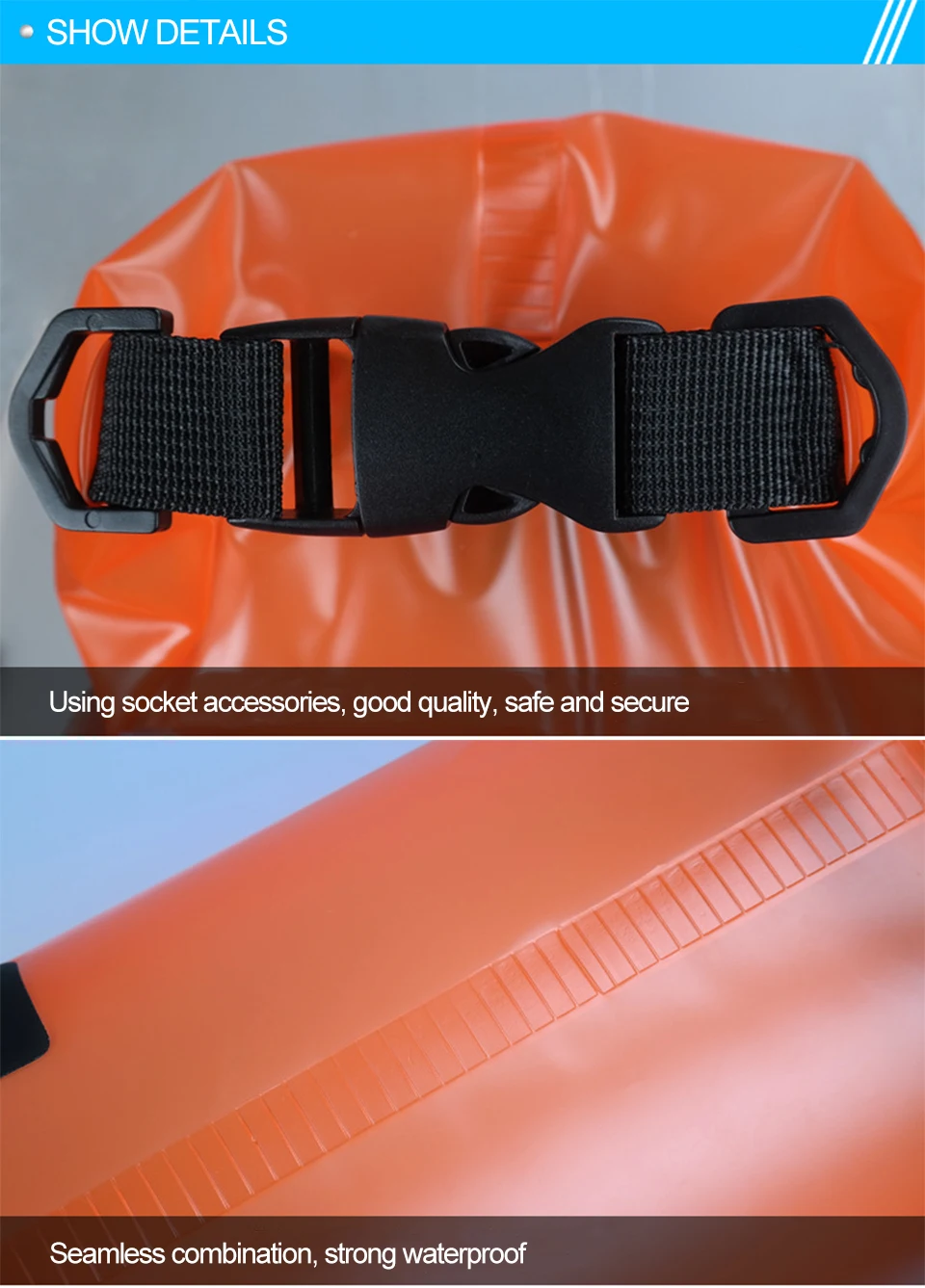 Waterproof Swimming Bag Dry Sack 5L/10L/15L/20L Waterproof Floating Dry Gear Bags For Boating Fishing Rafting Swimming