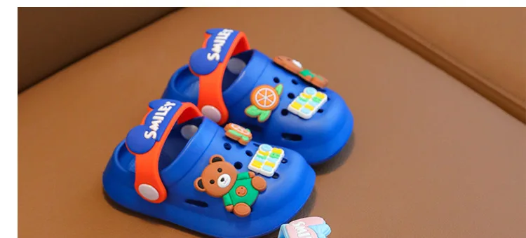 2026 Summer Baby Girl Sandals Cute Cartoon Slippers Newborn Infant Indoor Bath Anti-slip Shoes Baby Boy Beach Sandals