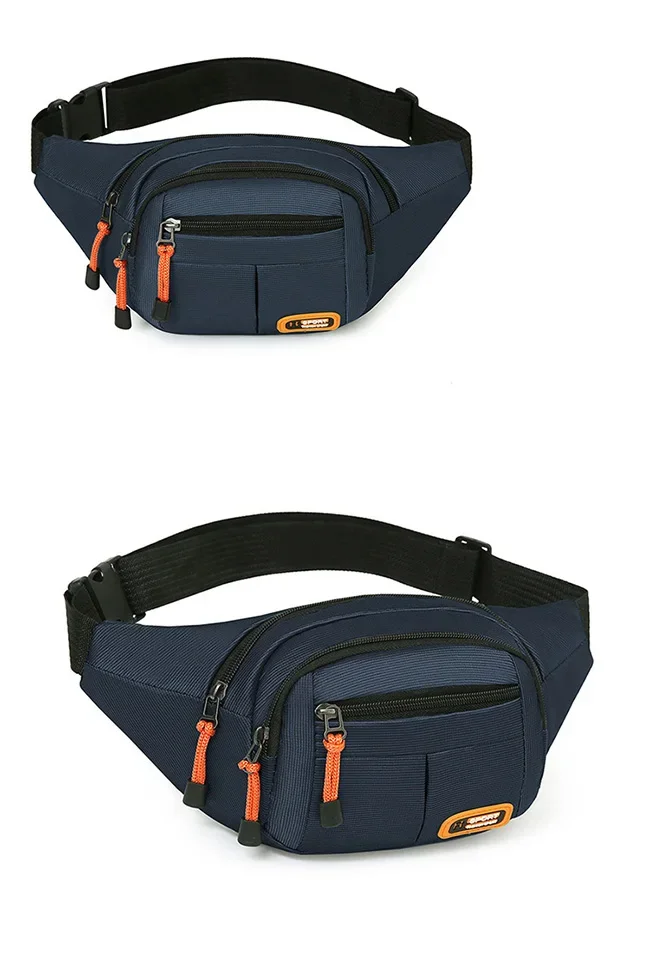 Oxford Waterproof Mobile Waist Bag for Men Women Multifunctional Large Capacity Fanny Pack Wear-resistant Riñoneras Para Hombre