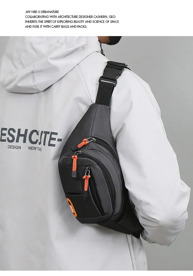 Oxford Waterproof Mobile Waist Bag for Men Women Multifunctional Large Capacity Fanny Pack Wear-resistant Riñoneras Para Hombre