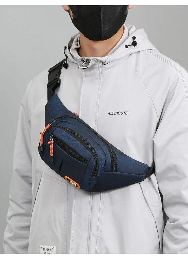 Oxford Waterproof Mobile Waist Bag for Men Women Multifunctional Large Capacity Fanny Pack Wear-resistant Riñoneras Para Hombre