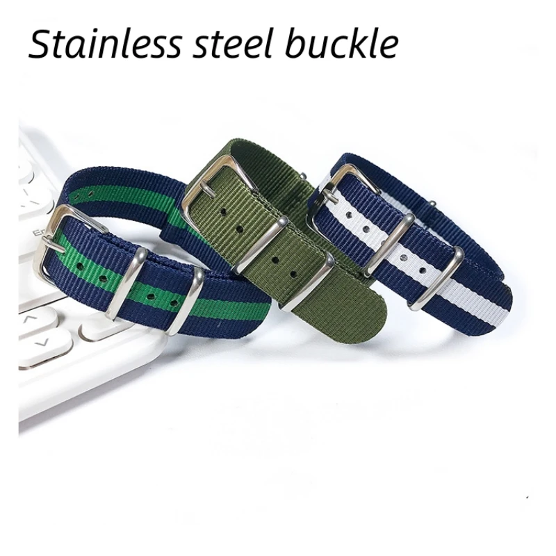 Classic Ballistic Nylon Watchband for NATO Strap 18mm 20mm 22mm Army Sport Bracelet Belt Accessories Dropshipping