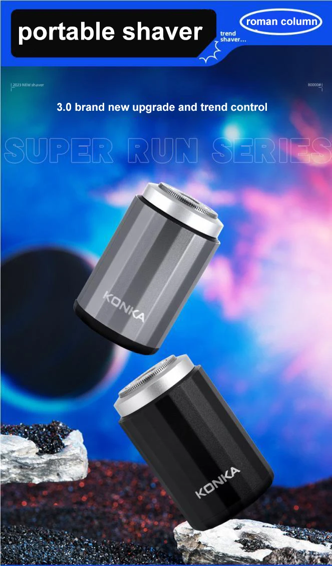2026 NEW Type-c Rechargable Mini Portable Waterproof Electric Shaver Strong High Speed Long Endurance Suitable Wet and Dry