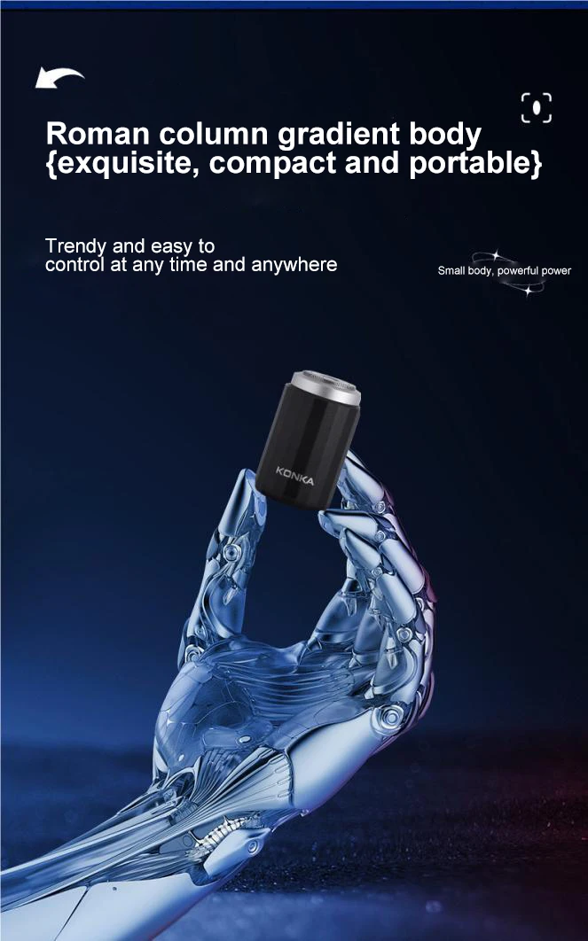 2026 NEW Type-c Rechargable Mini Portable Waterproof Electric Shaver Strong High Speed Long Endurance Suitable Wet and Dry