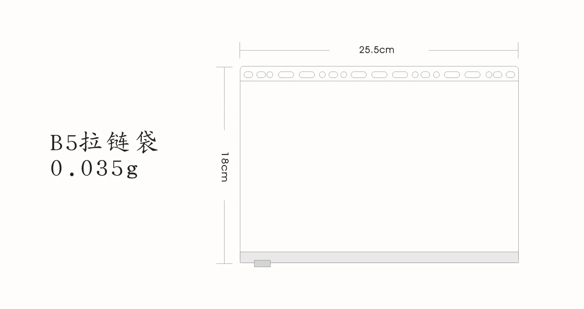 A 5A6 A7 B5 A4 Binder Zipper Folders For 6-Ring Notebook Binder Transparent Loose Leaf Document Filing Bags