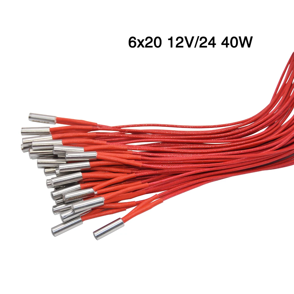3D Printer Parts Ender3 100K Thermistor 12V/24V Cartridge Heater Suitable for Cr10 CR10s Ender3V2 Ender3 Hotend Parts