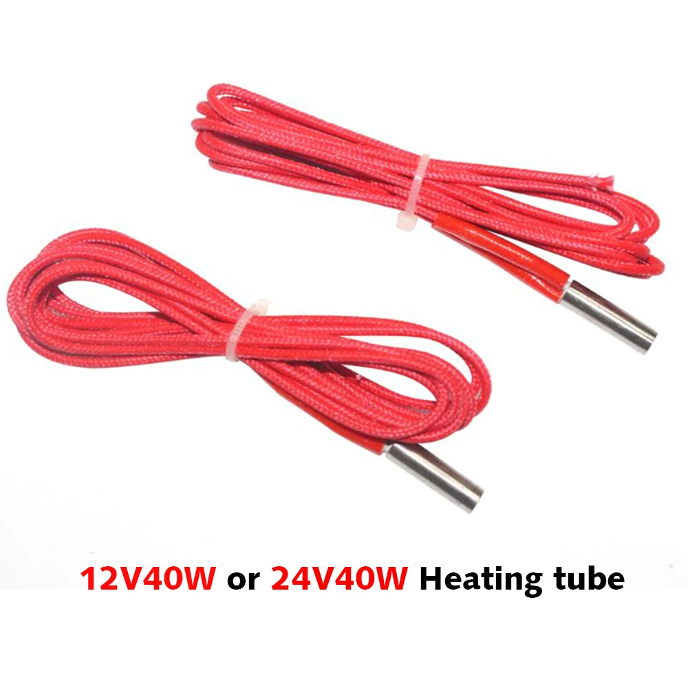 3D Printer Parts Ender3 100K Thermistor 12V/24V Cartridge Heater Suitable for Cr10 CR10s Ender3V2 Ender3 Hotend Parts