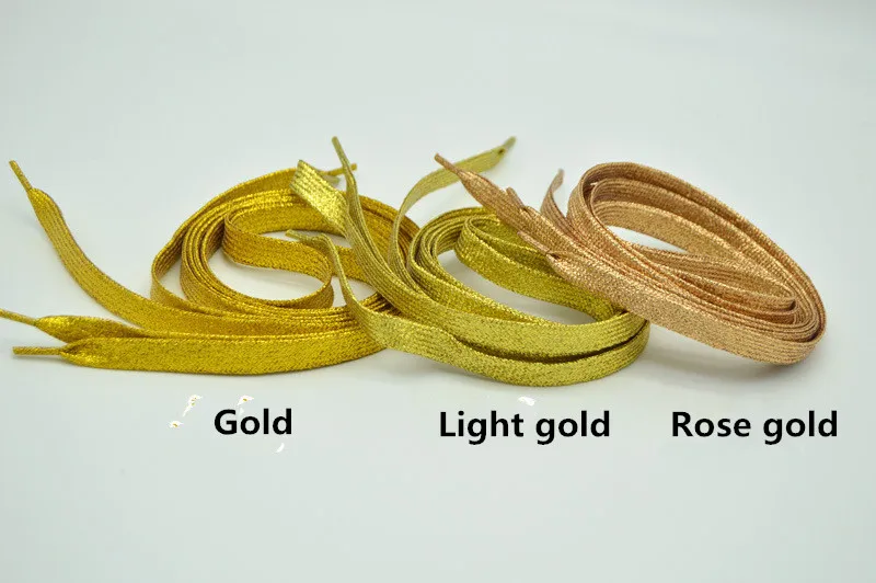 1 cm Width Colorful Lurex Shoelaces Trendy Bright Colorful Fall Winter Shoelaces Sneaker White Casual Sports Leather Shoes Laces