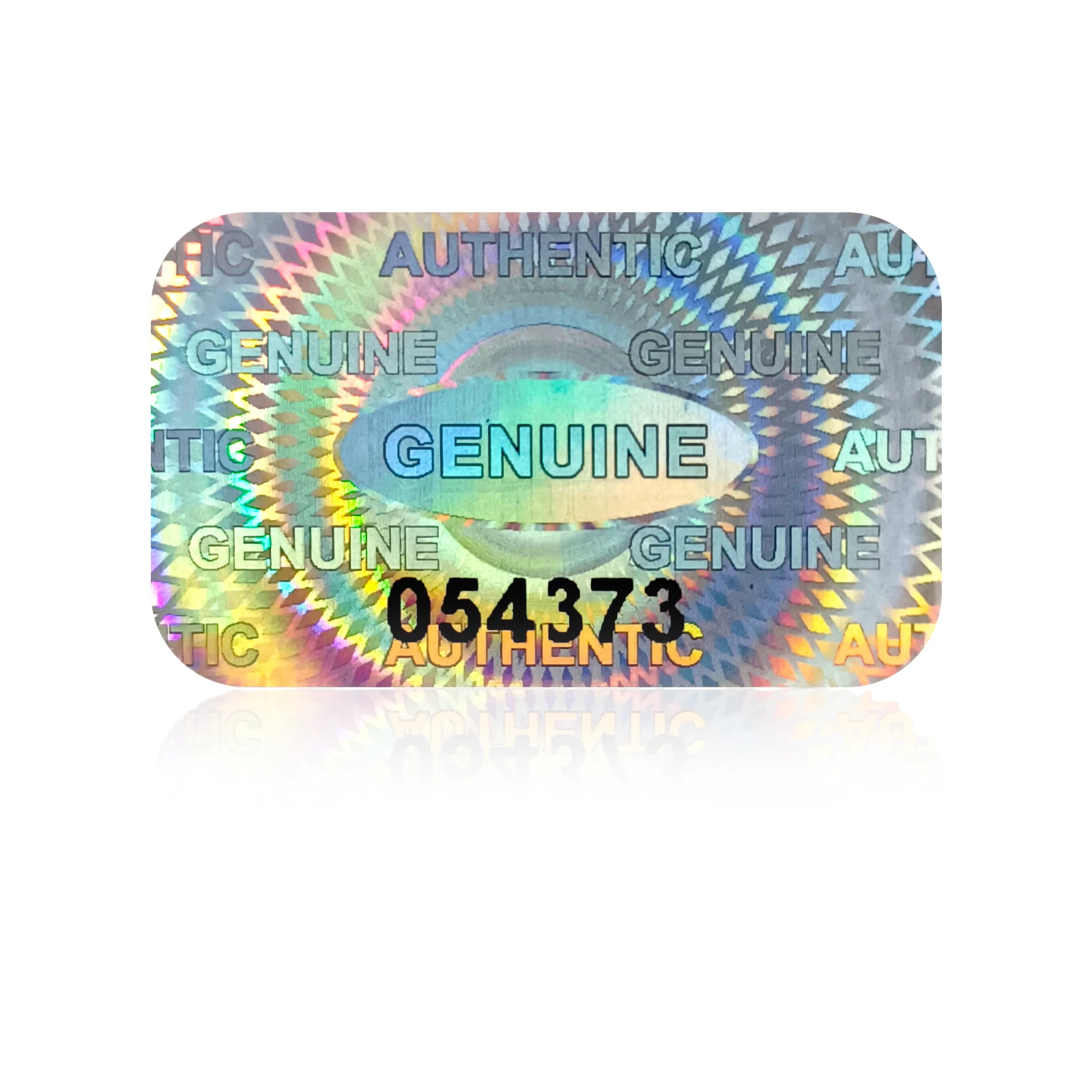 300/600pcs 2.5x1.5cm Security Seal Tamper Proof Stickers Holographic Warranty Void Laser Label with Serial Number Adhesive Label