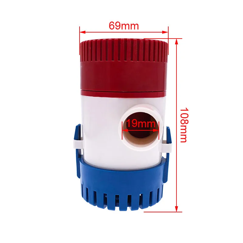 Water Pump 12V 24V 1100gph 750gph Bilge Pump Float Switch Used in Boat Seaplane Motor Homes Houseboat Bilge Pump