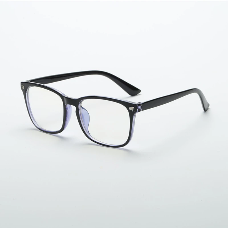 Transparent Computer Glasses Frame Women Men Anti Blue Light square Eyewear Blocking Glasses Optical Spectacle Eyeglass