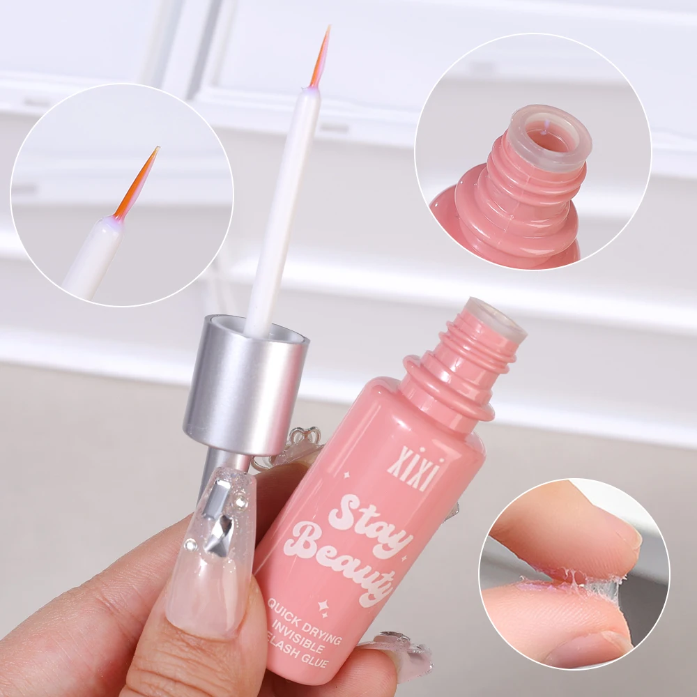 Quick Dry False Eyelash Extension Glue Strong Eyelashes Glue Self Adhesive Waterproof Makeup Long Lasting Invisible Cosmetics