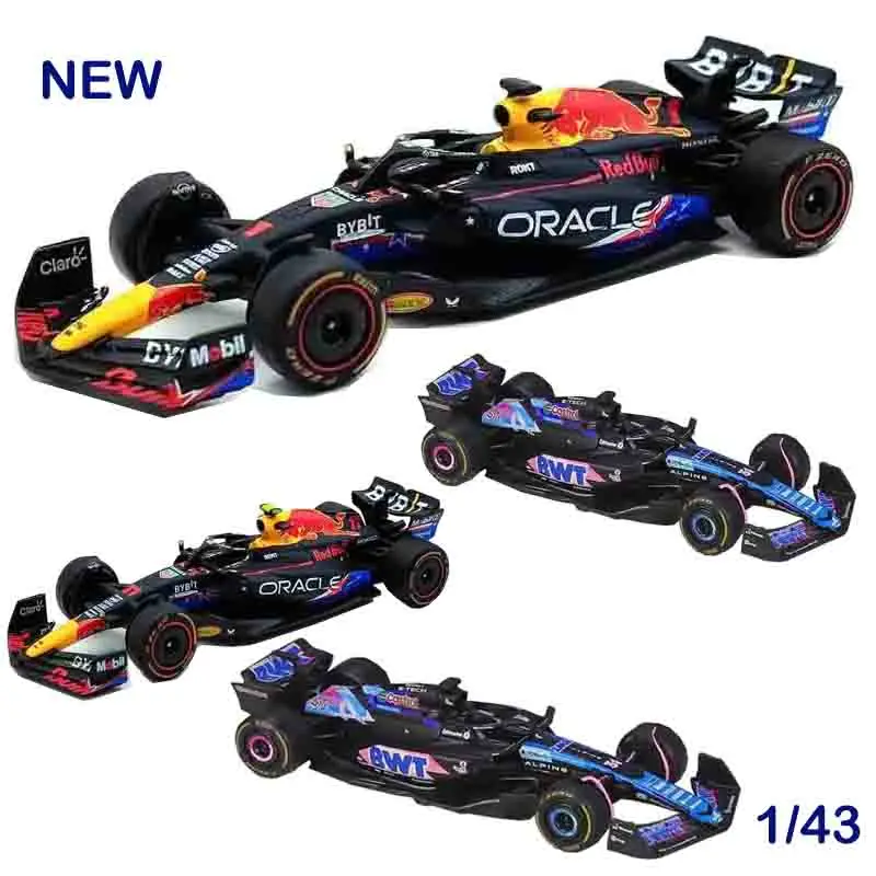 Bburago 1:43 2024 F1 Alpine A524 Die‑cast Alloy Model Car #10 Pierre Gasly #31 Esteban Ocon Racing Mini Replica Collectible Gift