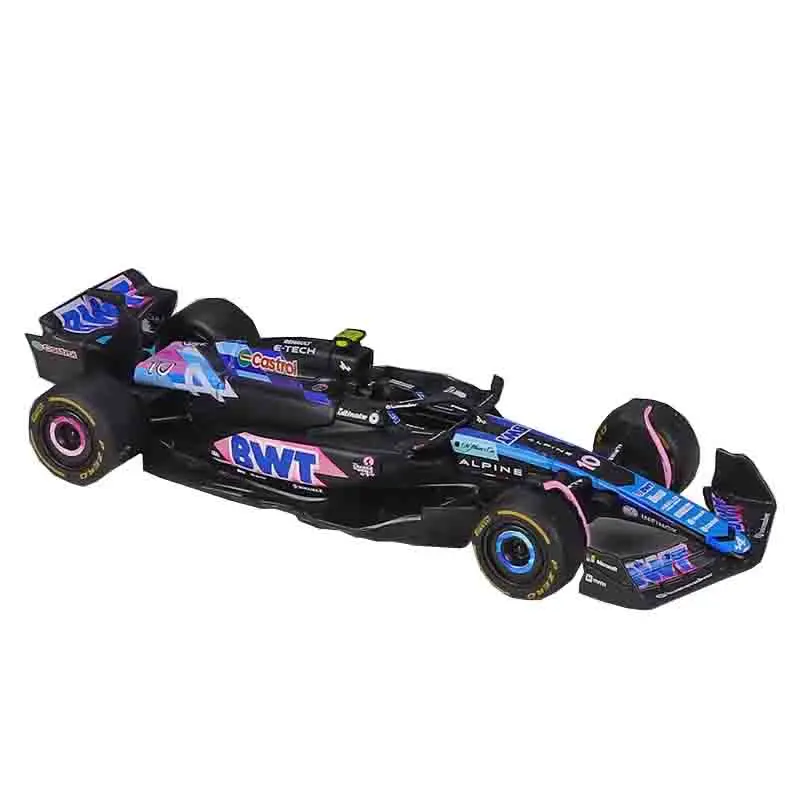 Bburago 1:43 2024 F1 Alpine A524 Die‑cast Alloy Model Car #10 Pierre Gasly #31 Esteban Ocon Racing Mini Replica Collectible Gift